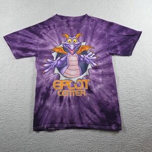 Disney Parks Epcot Center Figment Purple Tie Dye Size Youth Small